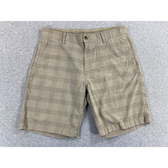 The North Face Other - The North Face Plaid Cotton Casual Hiking Townie Shorts‎ (Men's 36) Tan